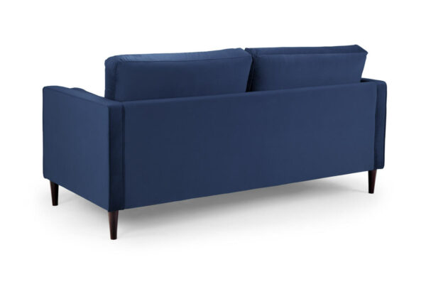 harp2strrblueback Hayward 3 + 2 Seater Sofa Set in Dark Blue Velvet