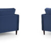 harp32blueback Hayward 3 + 2 Seater Sofa Set in Dark Blue Velvet