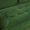 harp3+2green4 Hayward 3 + 2 Seater Sofa Set in Bottle Green Velvet