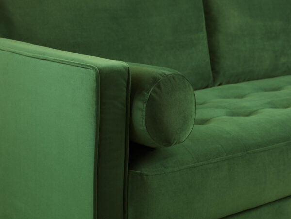 harp3+2green5 Hayward 3 + 2 Seater Sofa Set in Bottle Green Velvet