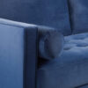 harpbl Hayward 3 + 2 Seater Sofa Set in Dark Blue Velvet