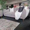 Gabrielle 3 + 2 Seater Sofa Set in Rolf Grey Bespoke Fabric