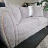 Gabrielle 3 + 2 Seater Sofa Set in Rolf Grey Bespoke Fabric