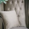 Olive Velvet Accent Armchair