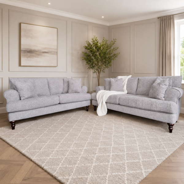 Heritage 3 + 2 Seater Sofa Set in Legacy Grey - Amadi Home Heritage 3 + 2 Seater Sofa Set in Legacy Grey - Amadi Home