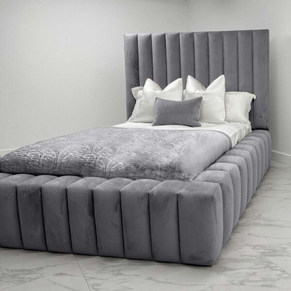 3edit_1080x1080 Emperor Grey Velvet Bed (All Sizes Available)