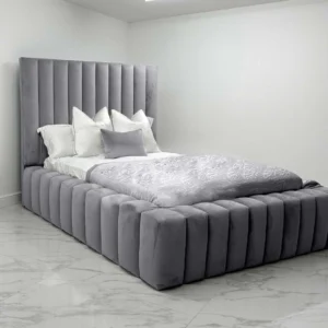 4edit_1080x1080 Emperor Grey Velvet Bed (All Sizes Available)