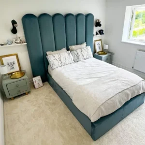 AmoreBed_1080x1080 Amore Bottle Green Velvet Bed (All Sizes Available)