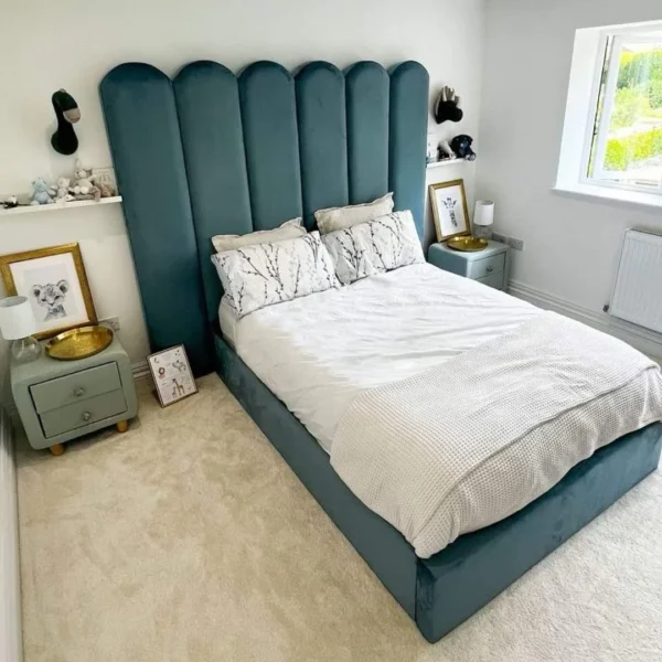 AmoreBed_1080x1080 Amore Bottle Green Velvet Bed (All Sizes Available)