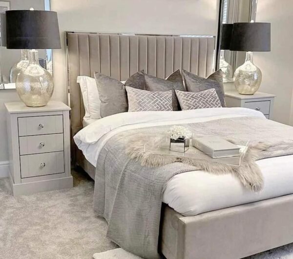 Lux Velvet Bed (All Sizes Available)