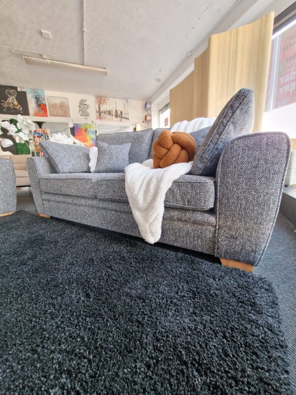 Chiltern 3 + 2 Seater Sofa Set in Cannes Metal Fabric