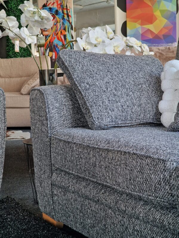 Chiltern 3 + 2 Seater Sofa Set in Cannes Metal Fabric