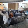 Chiltern 3 + 2 Seater Sofa Set in Cannes Metal Fabric