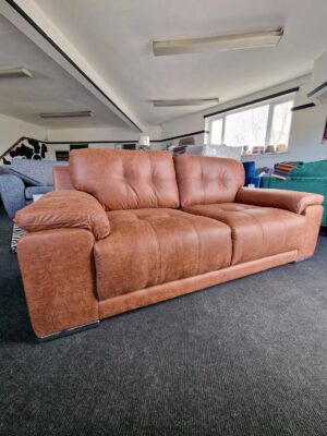 Denver 3 Seater in Vintage Vegan Leather