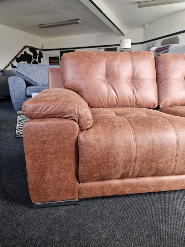 Denver 3 Seater in Vintage Vegan Leather