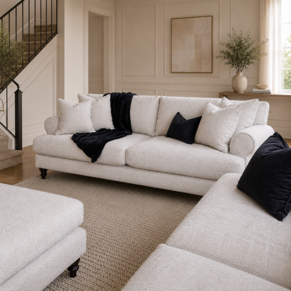 Heritage 3 + 2 Seater Sofa Set in Legacy Dove - Amadi Home Heritage 3 + 2 Seater Sofa Set in Legacy Dove