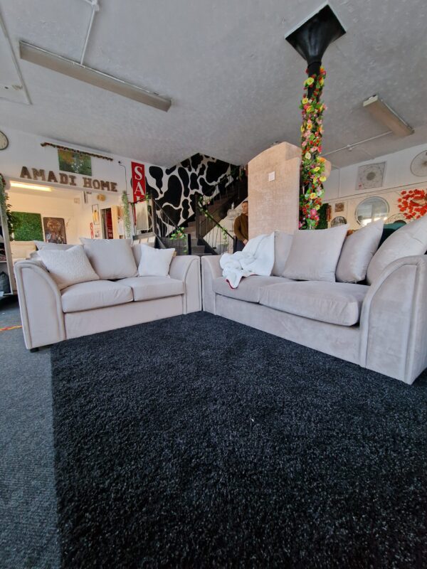 Dune 3 + 2 Seater Sofa Set in Malia Coffee Velvet
