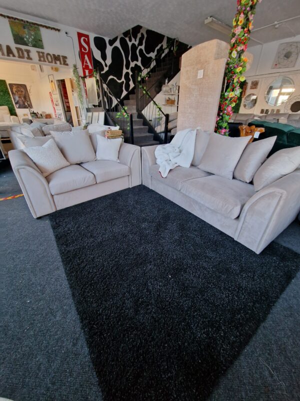 Dune 3 + 2 Seater Sofa Set in Malia Coffee Velvet