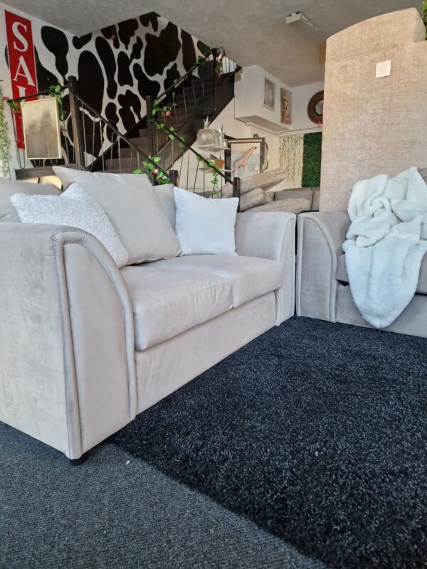 Dune 3 + 2 Seater Sofa Set in Malia Coffee Velvet