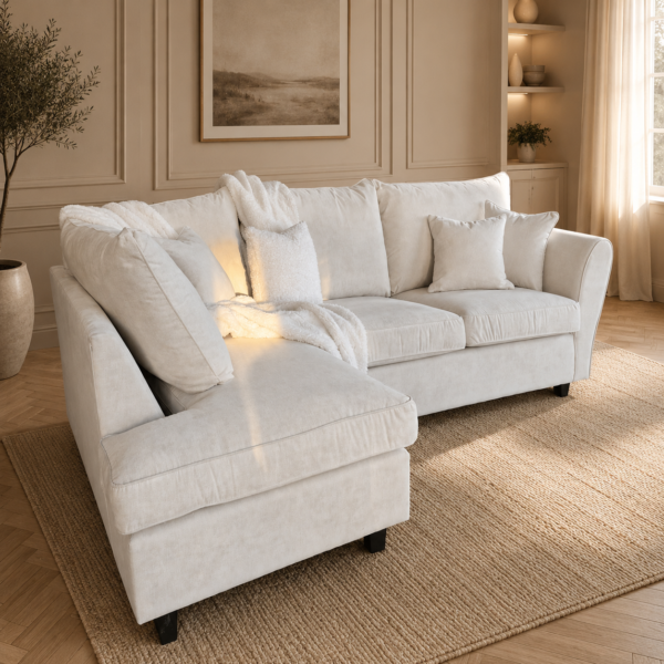 Ashburne Left Hand Corner Sofa in Oatmeal