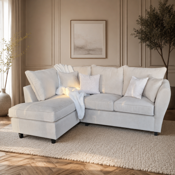 Ashburne Left Hand Corner Sofa in Oatmeal