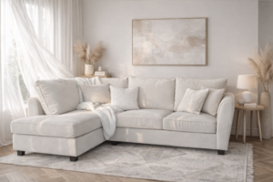 Ashburne Left Hand Corner Sofa in Oatmeal