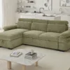 HS545GREEN2 Infinity L Shaped Sofa Bed