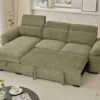 HS545GREEN4 Infinity L Shaped Sofa Bed