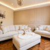 Heritage Cushioned Footstool in Legacy Dove