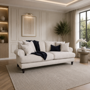 Heritage 3 Seater Sofa in Legacy Dove. - Amadi Home Heritage 3 Seater Sofa